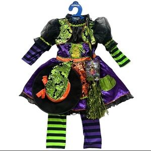 Adventure Factory Patchwork Halloween Witch Costume